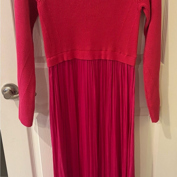 Anthropologie Thea Pink Long Sleeve Dress - Picture 2 of 2